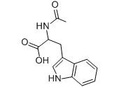 87-32-1，N-乙酰-DL-色氨酸試劑的分子結構