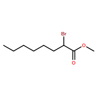 2-溴辛酸甲酯CAS5445-22-7結構式