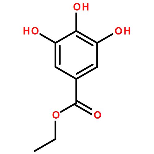 沒食子酸乙酯CAS831-61-8結構式