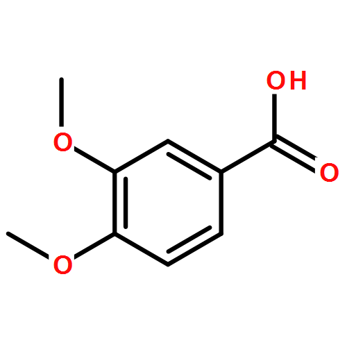 3,4-二甲氧基苯甲酸CAS93-07-2結構式