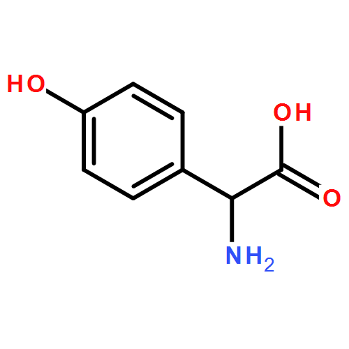 D(-)-對羥基苯甘氨酸|22818-40-2結構式