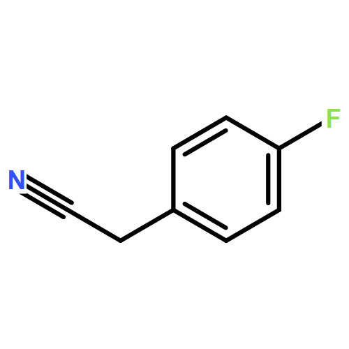 對氟苯乙腈|459-22-3結構式