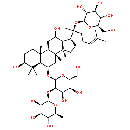 人參皂甙 Re|52286-59-6結構式
