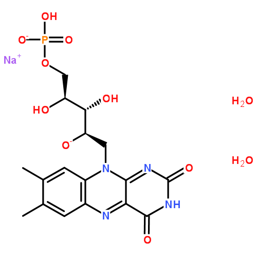 核黃素磷酸鈉|6184-17-4結構式
