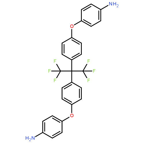 2,2-雙[4-(4-氨基苯氧基)苯基]-1,1,1,3,3,3-六氟丙烷|69563-88-8結構式