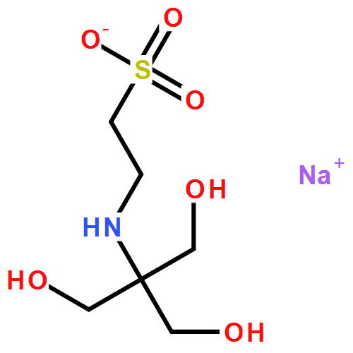 N-三（羥甲基）甲基-2-氨基乙磺酸鈉鹽|70331-82-7結構式