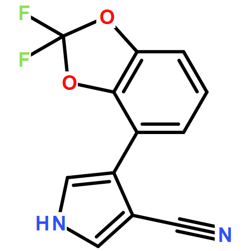 咯菌酯|131341-86-1結構式
