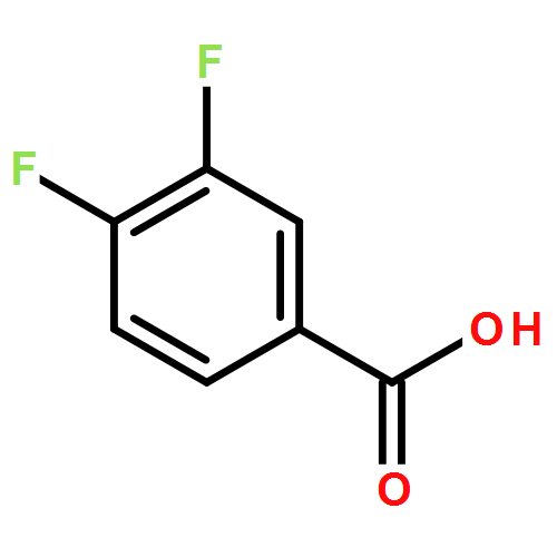 3,4-二氟苯甲酸|455-86-7結構式