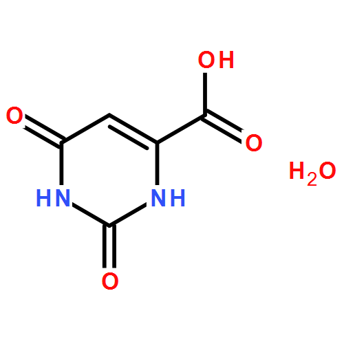 乳清酸一水合物|50887-69-9結構式