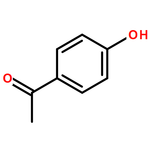 對羥基苯乙酮|99-93-4結構式