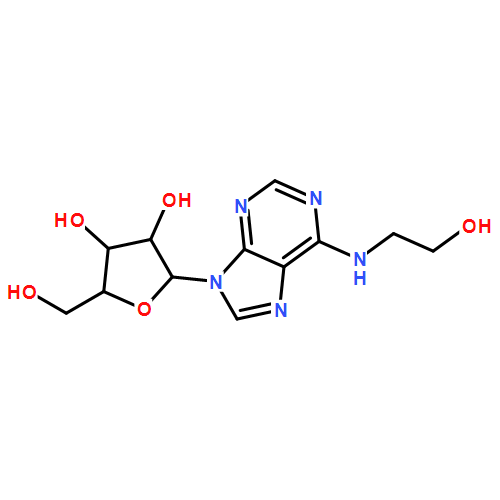 N6-(2-羥乙基)腺苷|4338-48-1結構式