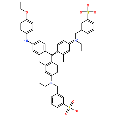 酸性艷藍G|6104-58-1結構式