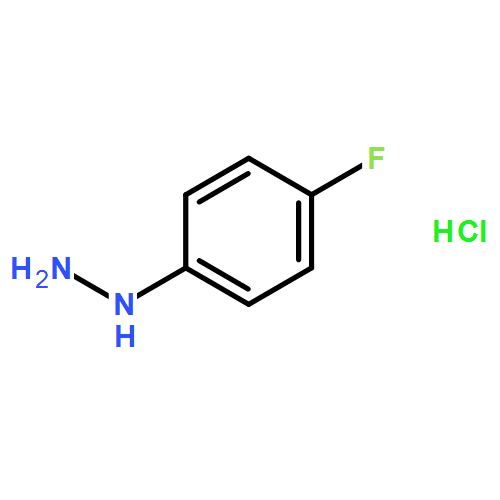 4-氟苯肼鹽酸鹽|823-85-8結構式